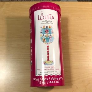NIB Lolita Love My Wine “Flip Flop Days”